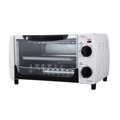 Midea MG10BAW(B) 10litres 1000W Electric Oven (Black) 美的 MG10BAW(B) 10公升 1400W 座檯式電焗爐 (黑色)