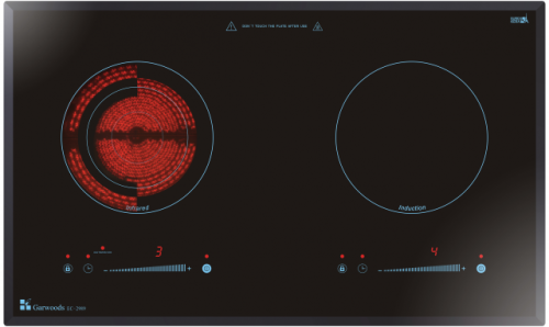 Garwoods 樂思 EC-2989 雙頭2合1電能煮食爐 (鑽黑玻璃)